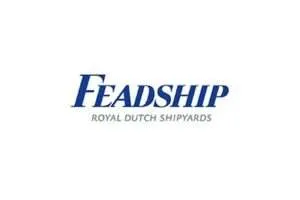 Logo van de Feadship-scheepswerf