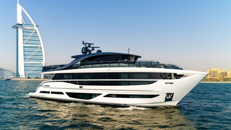 What is the new price of Princess X95 for sale In Dubai – NEW ON THE MARKET READY FOR DIRECT DELIVERY, THE PRINCESS X95 FLYBRIDGE DEFINES A STRIKING DESIGNED YACHT.