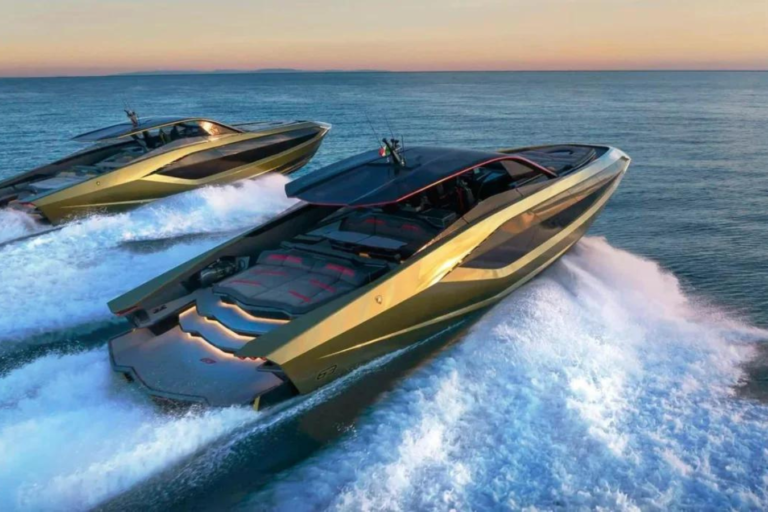 Unleashing the Power: The Lamborghini 63 Yacht’s Dominant MAN V12-2000 Engine