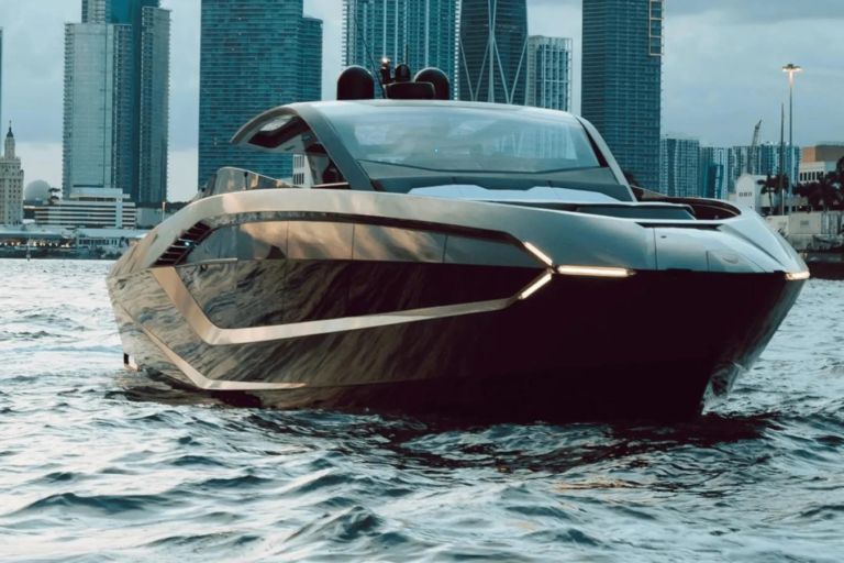 MASTERING THE SEAS: Unveiling the Tecnomar for Lamborghini 63 – A High-Speed Marvel on Water