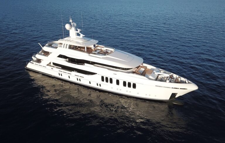 a large white boat in the waterCMB YACHTS 154 LIQUID SKY Motor Yacht for sale