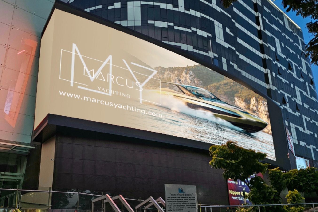 Yacht lifestyle luxury boating graphic