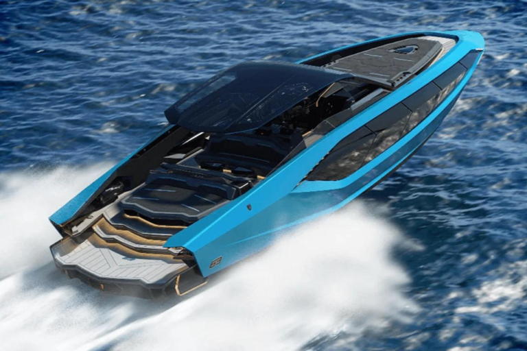 TECNOMAR FOR LAMBORGHINI 63 BLU URANUS YACHT FOR SALE