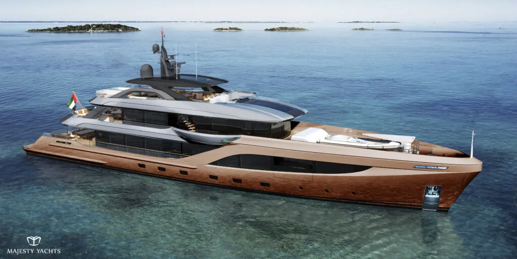 Majesty 160 di Gulf Craft Majesty Yachts 2 copie in scala 4