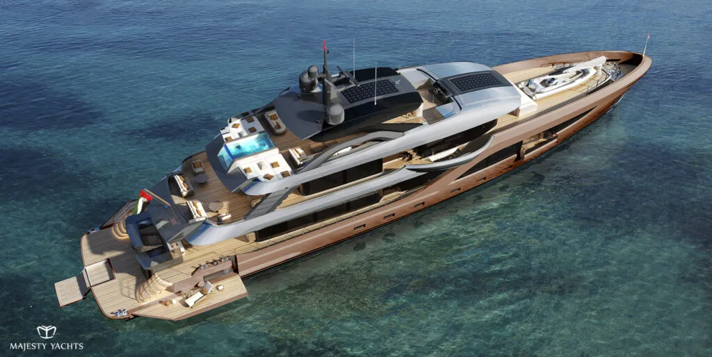 Gulf Craft Majesty Yachts의 Majesty 160 3개 복제본 4개 크기