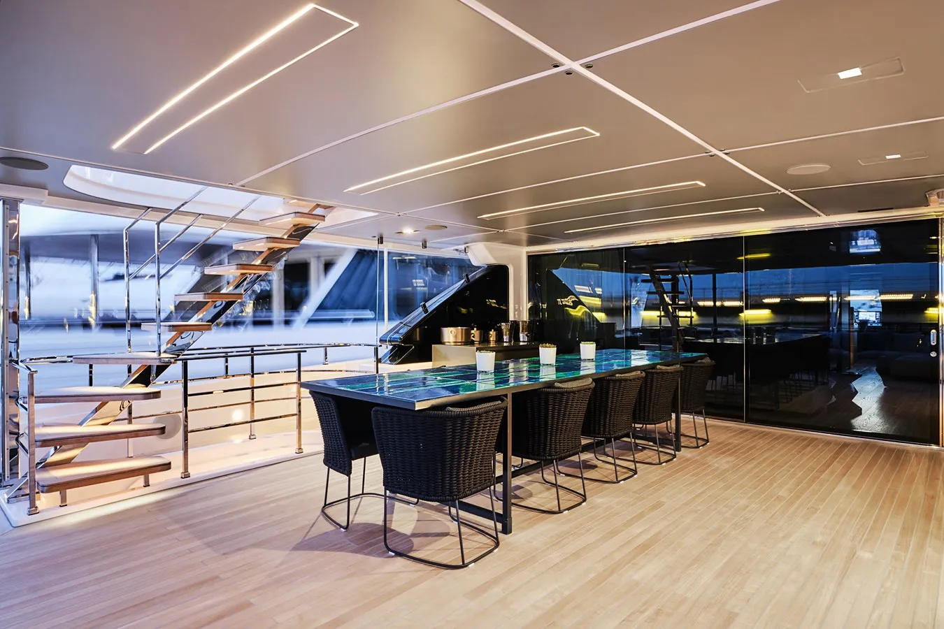 CUSTOM LINE NAVETTA 37 SOKNY YACHT IN VENDITA ESTERNO 9