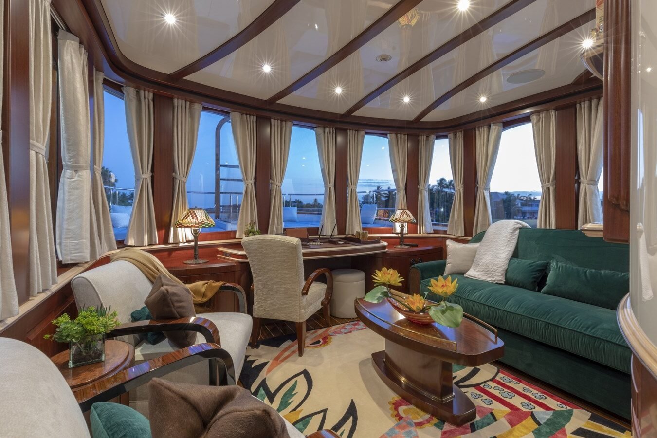 Burger Yacht Nadan aft deck view
