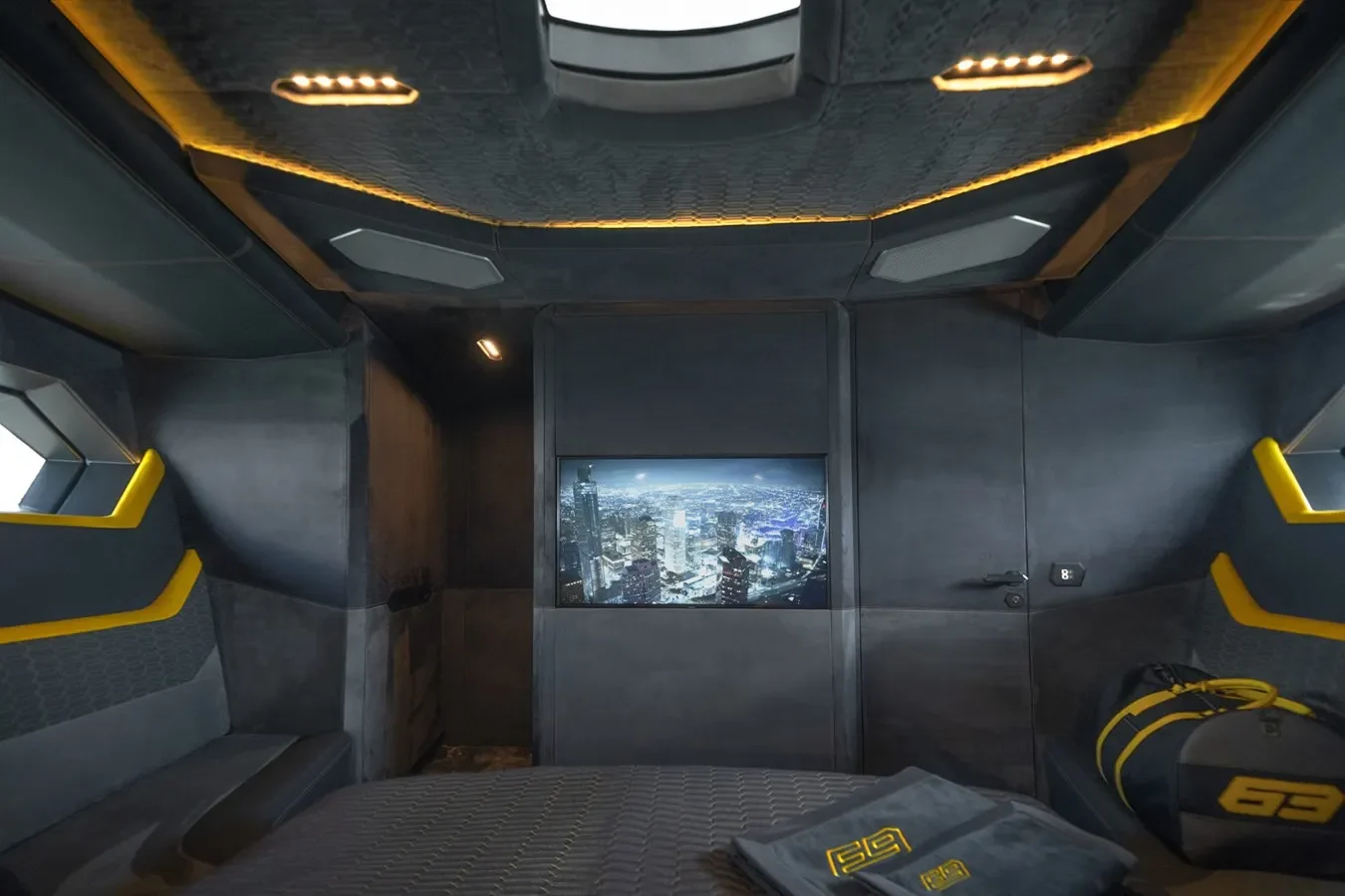 Tecnomar for Lamborghini 63 Fast Toy luxury bedroom with premium finishes and modern design