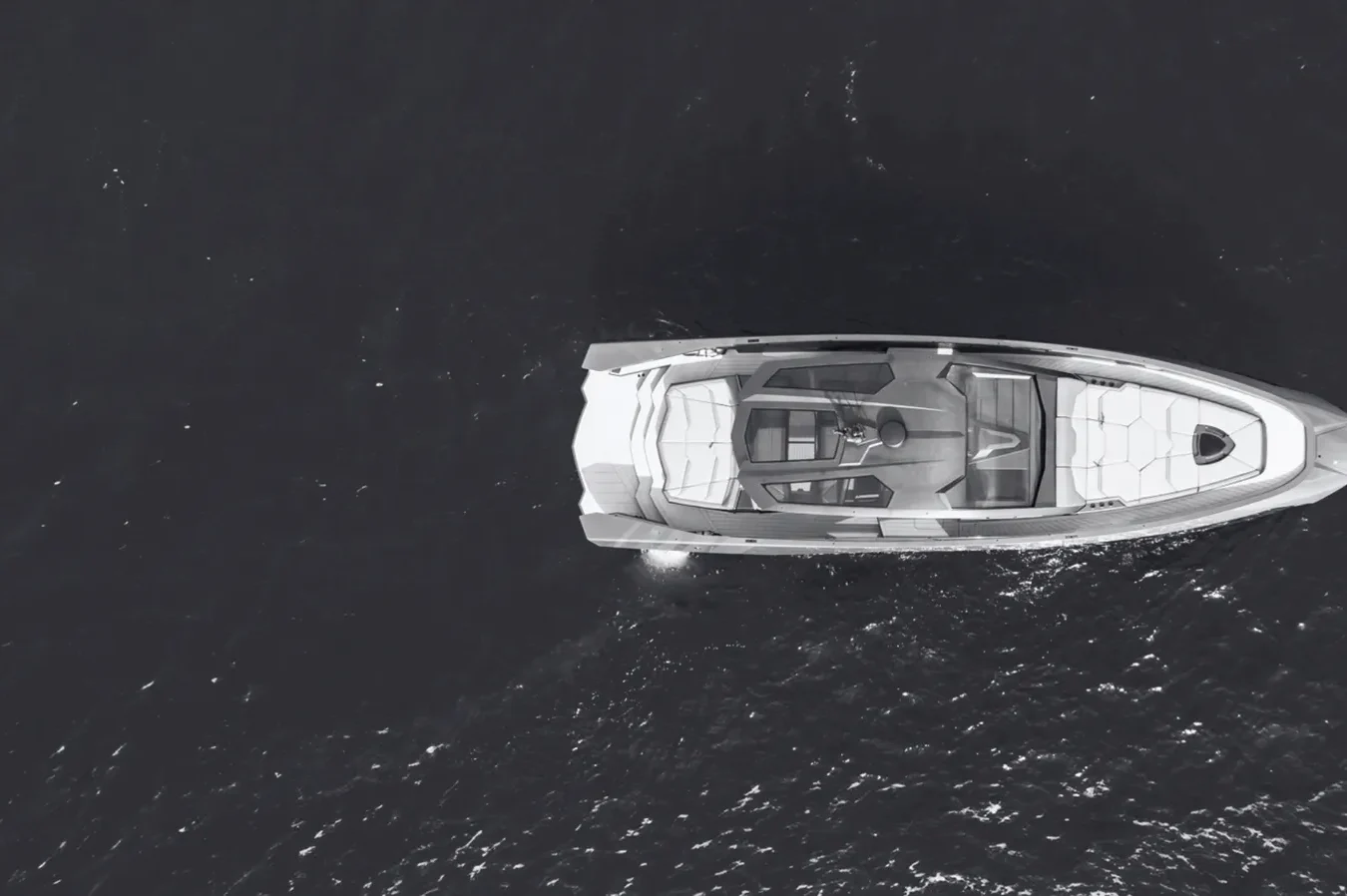 Superyacht showcase promotional render