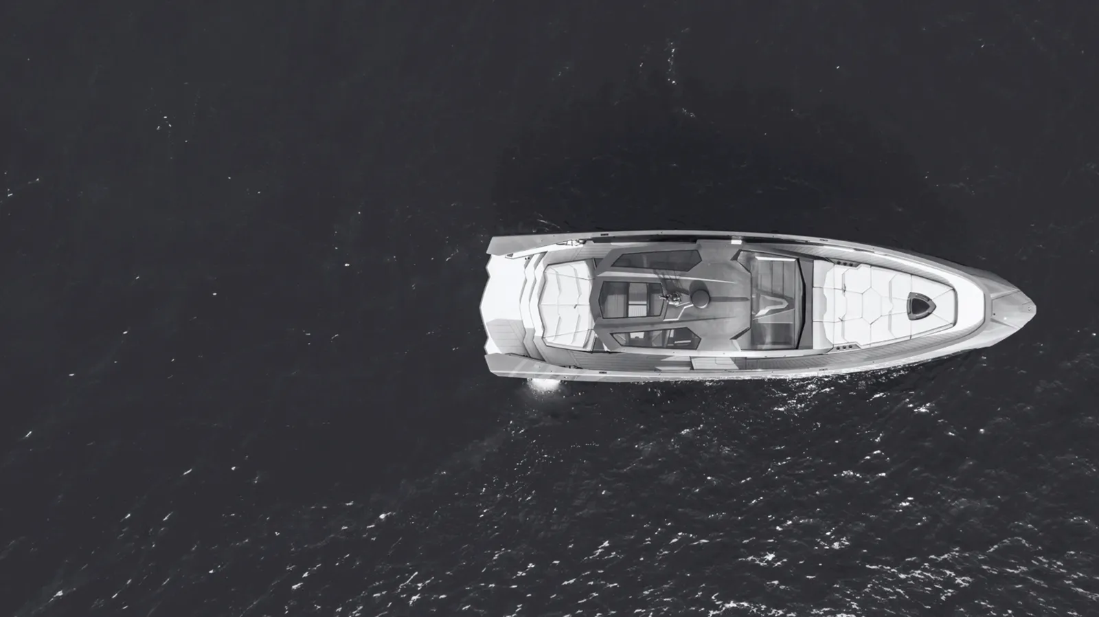 Superyacht showcase promotional render