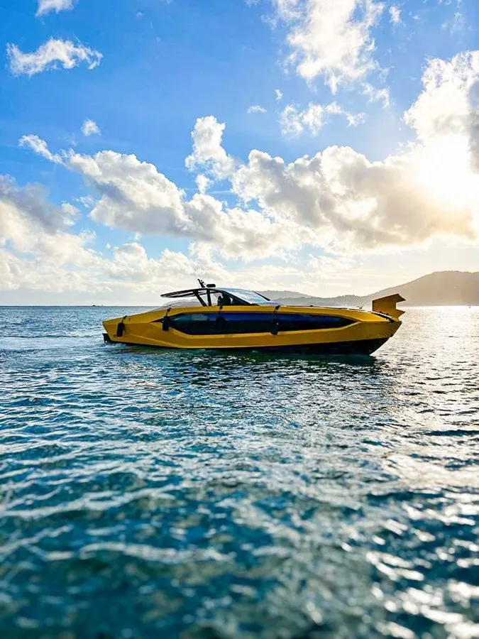 Tecnomar for Lamborghini 63 Fast Toy exterior showcasing sleek supercar‑inspired profile