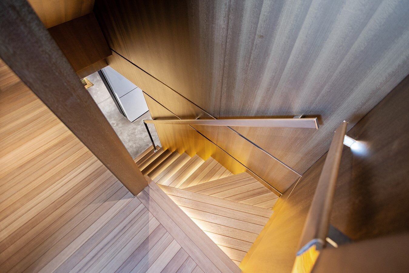 Yacht with contemporary sleek design