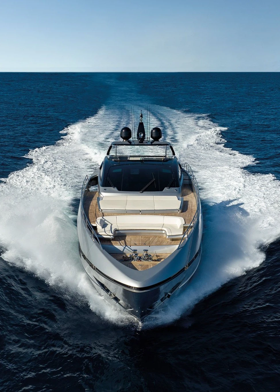 Main deck dining area with large table