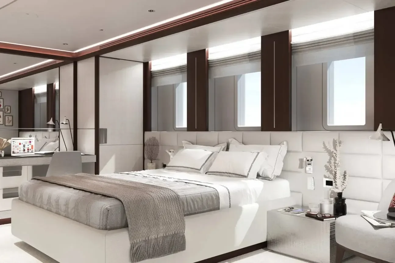 VIP cabin on Heesen FRIDA 55M yacht