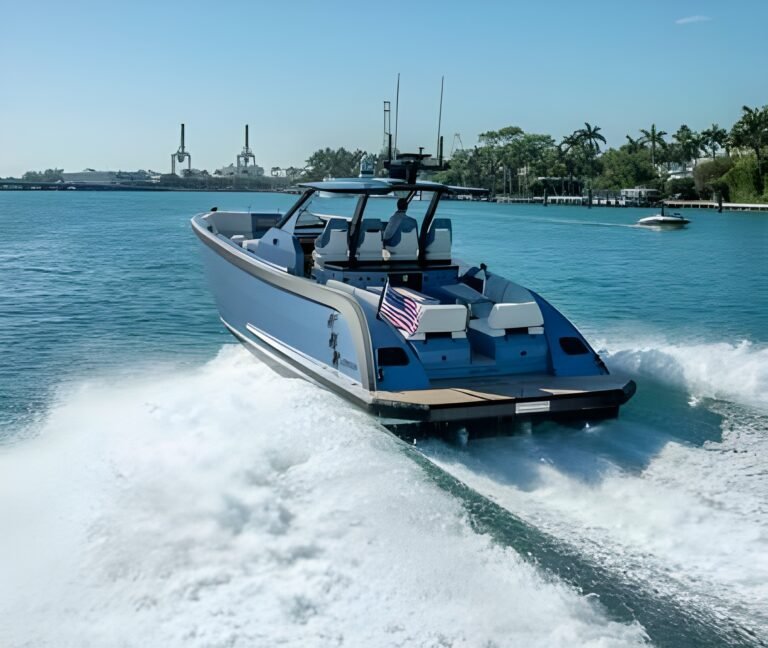 Lekker 45-seiljag vaar van agter af aan die gang